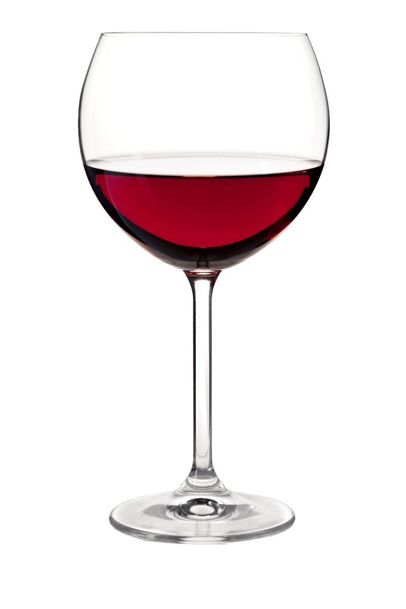 Red Wine Glass Pewter Graphics 